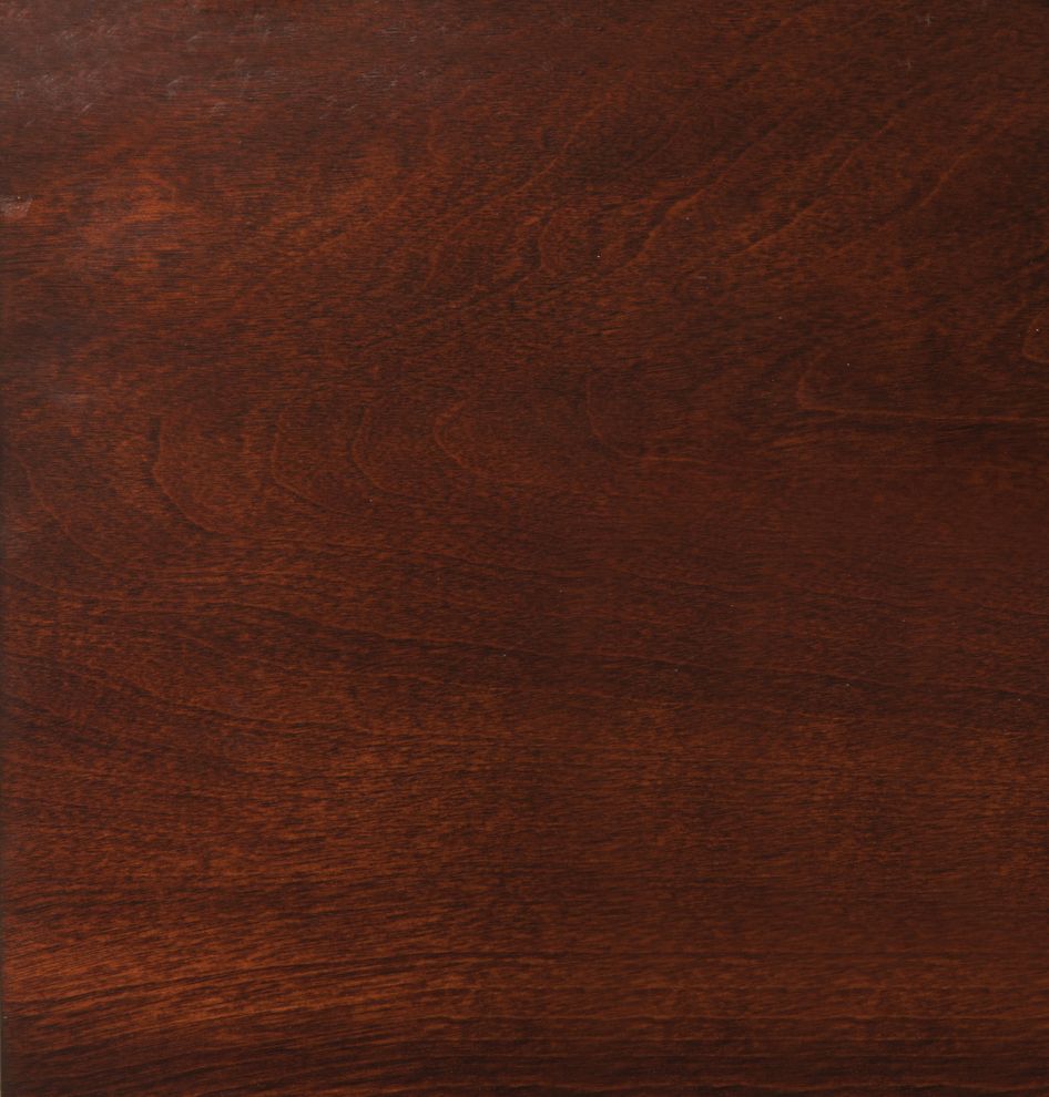 Transitional Espresso Coffee Table with Flared Legs and 2 Drawers