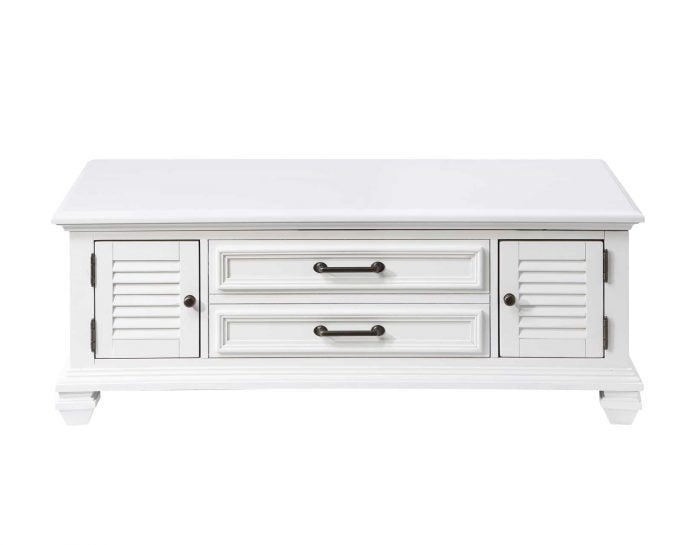 Charlestown Modern Farmhouse Soft White Lift-top Wood Cocktail Coffee Table