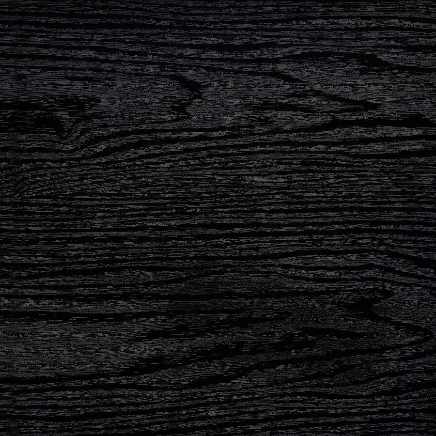 3-Tier Modern Pub Height Bar Table with Stemware Rack Black Nickel And Black Oak