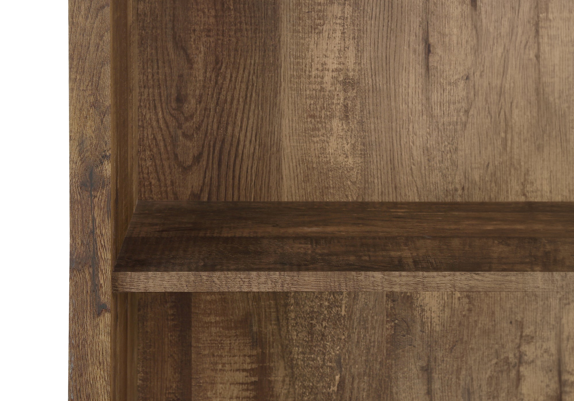 48" H Reclaimed Brown 4 Shelf BookCase With Adjustable Shelves