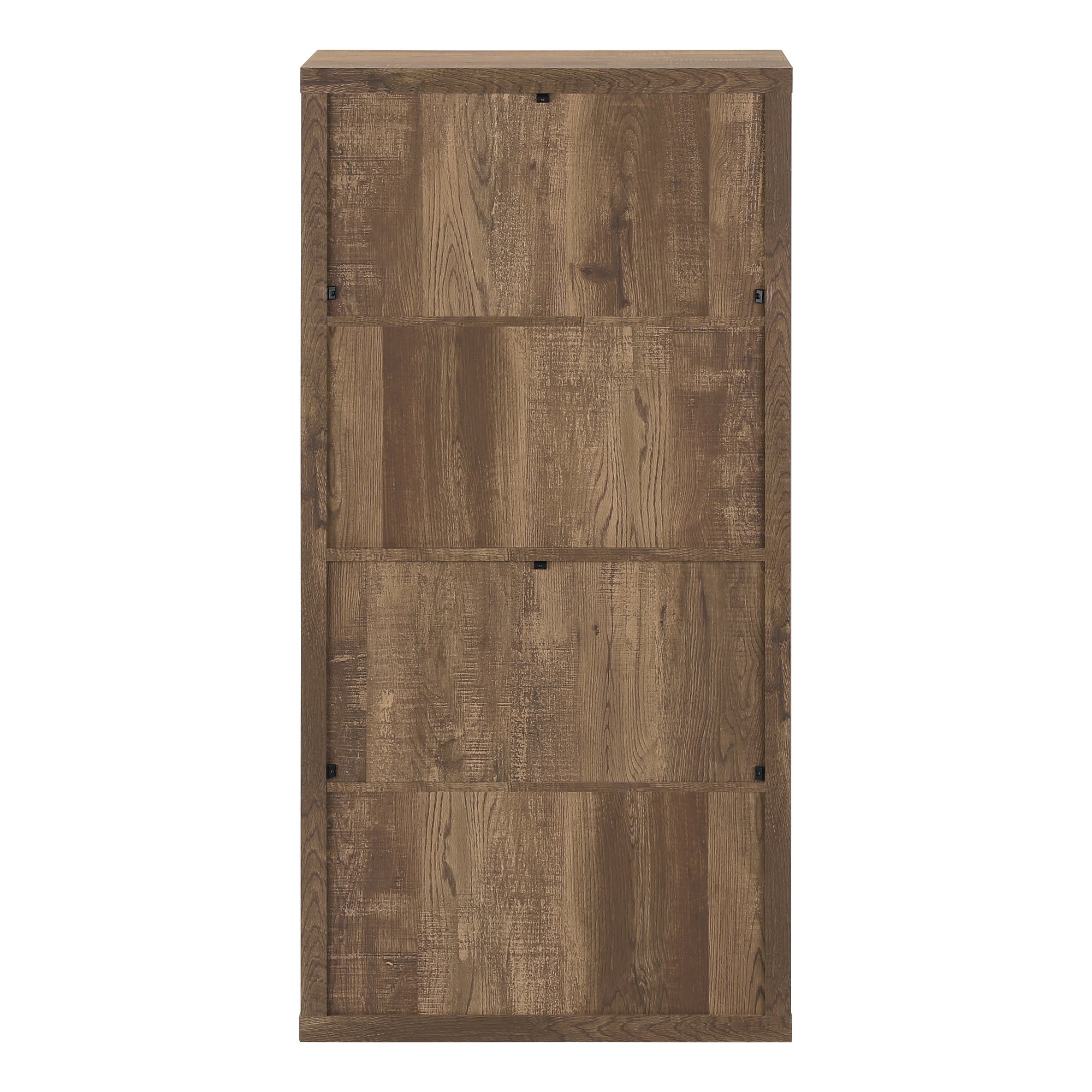 48" H Reclaimed Brown 4 Shelf BookCase With Adjustable Shelves