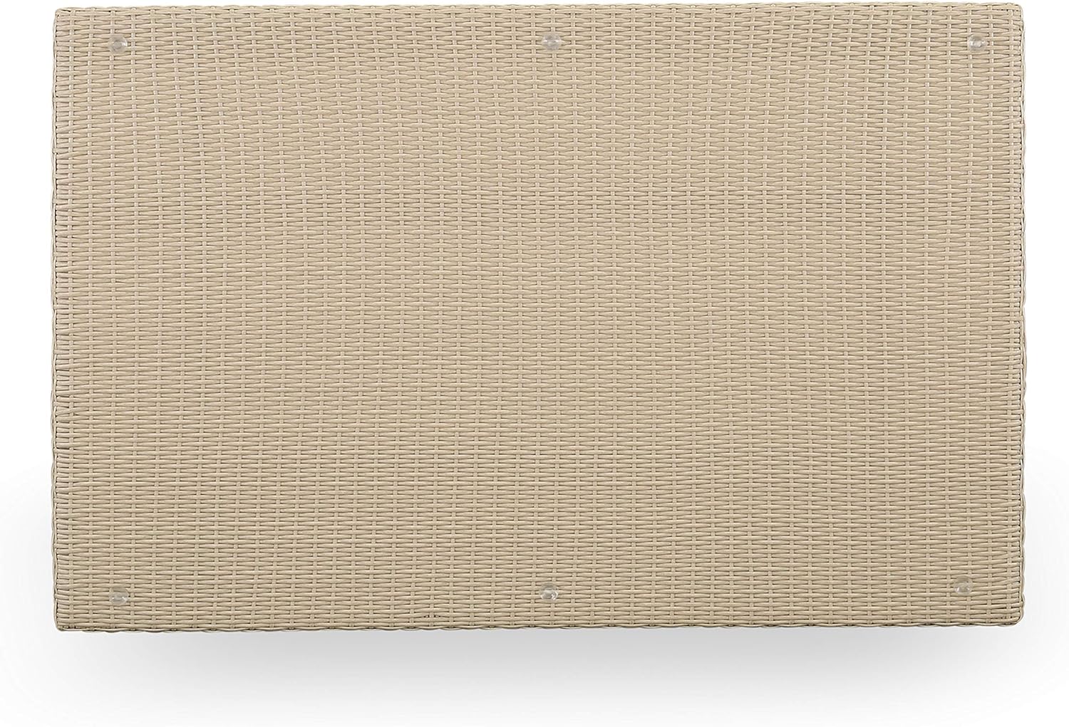 Valencia 7-piece Modern Metal Patio Set in Cream