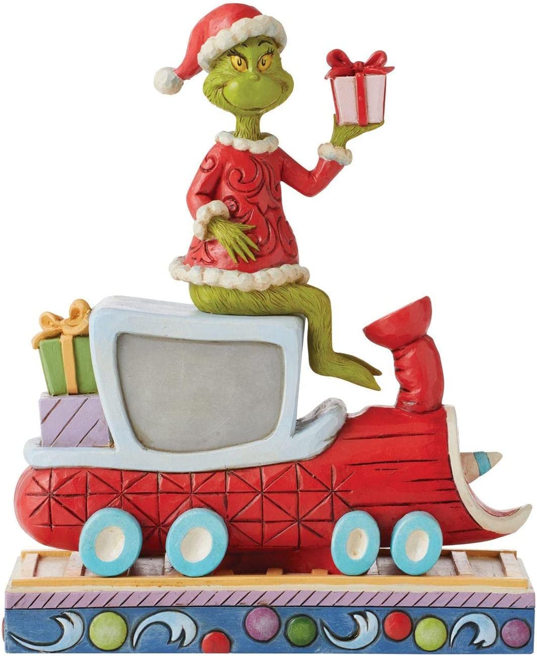 Enesco Jim Shore The Grinch on Train Christmas Figurine