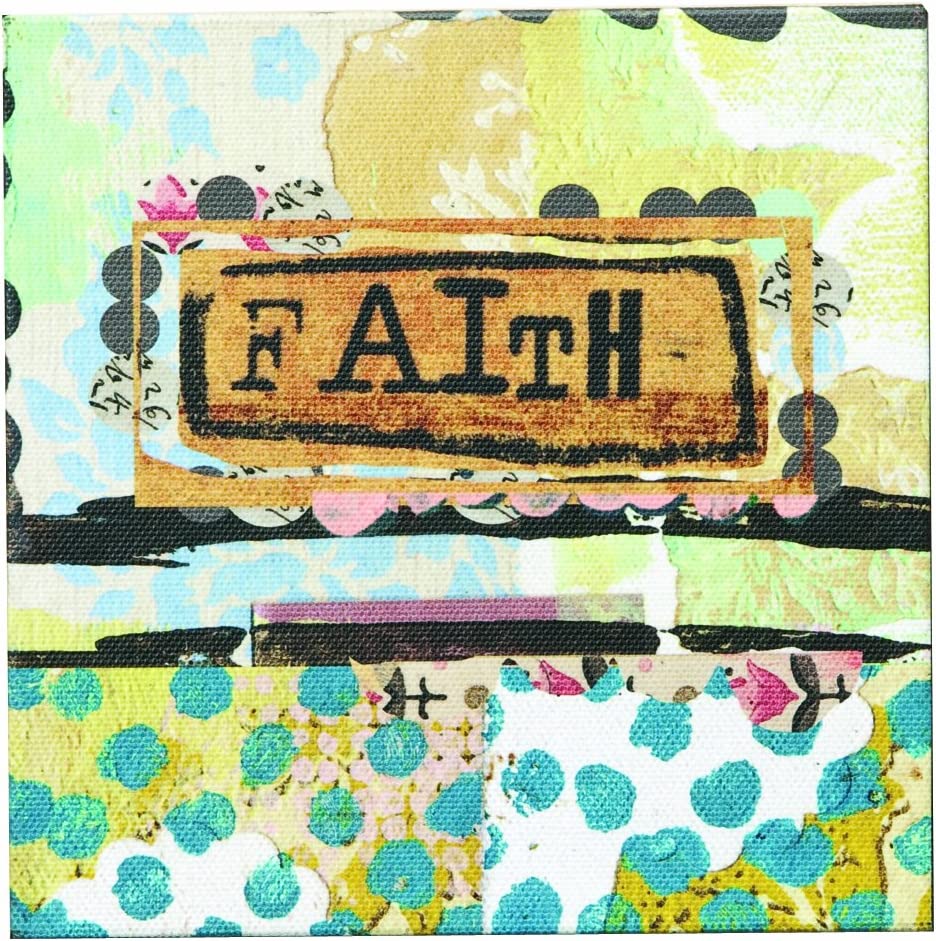 Kelly Rae Roberts Faith Blue Wall Art, 6 Square Inch