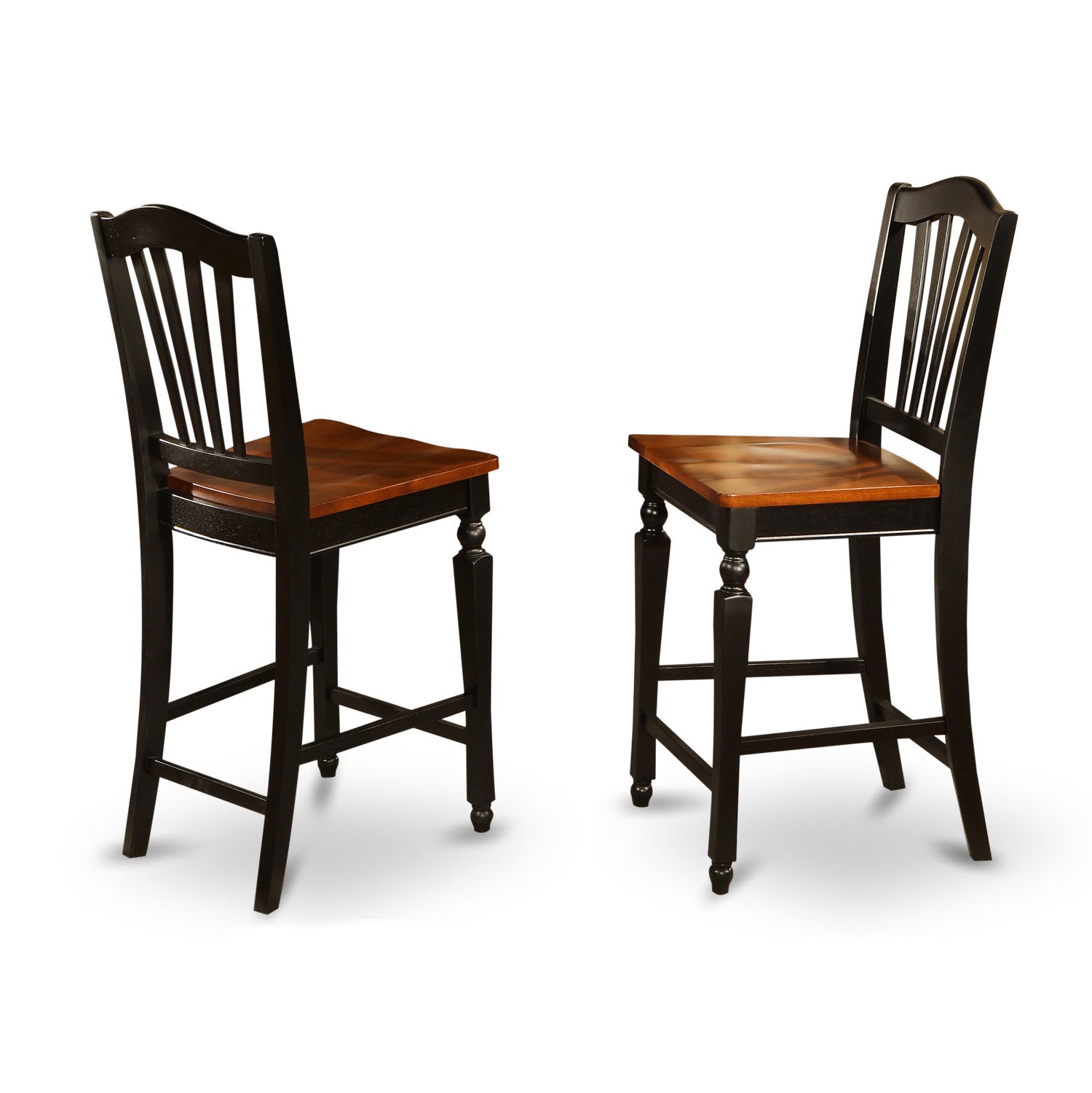 JACH5-BLK-W 5 Pc counter height Table and chair set-pub Table and 4 Dining Chairs