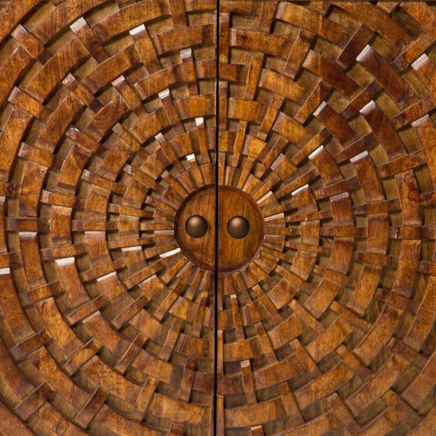 Steve Silver Govinda Chairboard Accent Cabinet in Sepia Brown