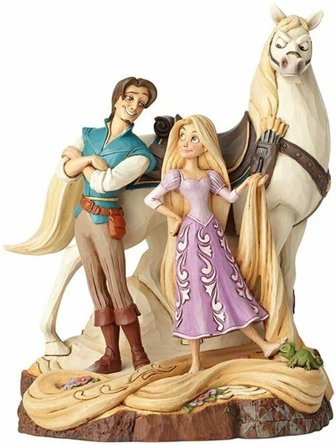 Jim Shore Tangled Carved by Heart "Live Your Dream" Disney Tradition Figurine