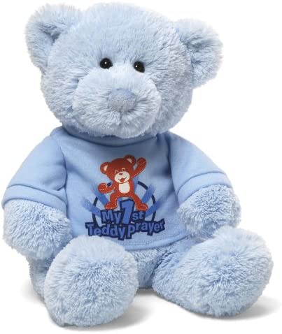 GUND My 1st Teddy Prayer Blue Bear 12" Plush