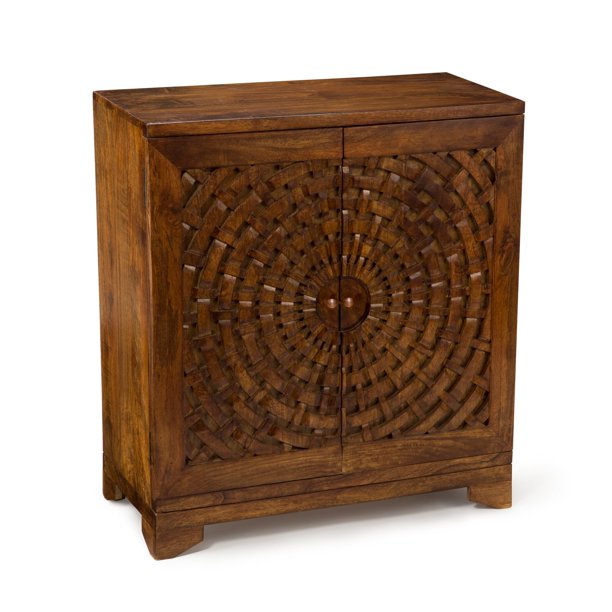 Steve Silver Govinda Chairboard Accent Cabinet in Sepia Brown