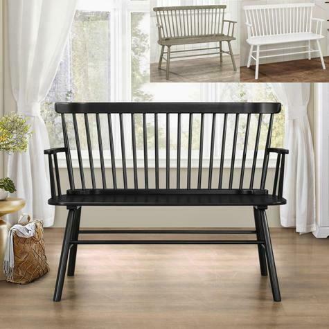 Jerimiah Entryway Living Room Entry Way Spindleback Bench Seat