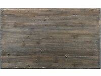 ACME Country Wallace Dining Table, Weathered Grey Washed