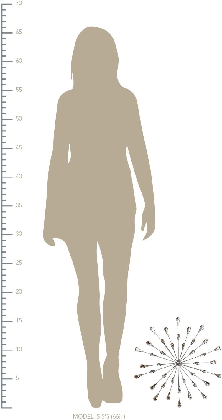 Stratton Home Décor Retro Style Acrylic Bling Burst Wall Art