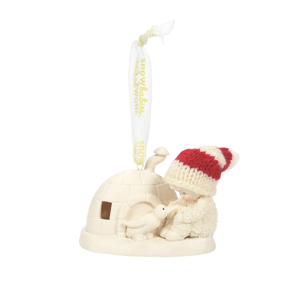 Department 56 Snowbabies Igloo Visit Hanging Ornament