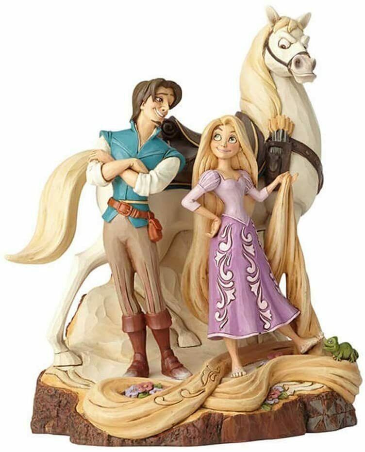 Jim Shore Tangled Carved by Heart "Live Your Dream" Disney Tradition Figurine