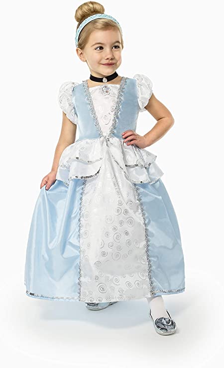 Little Adventures Princess Cinderella Dress Up Costume Medium 3-5 Years