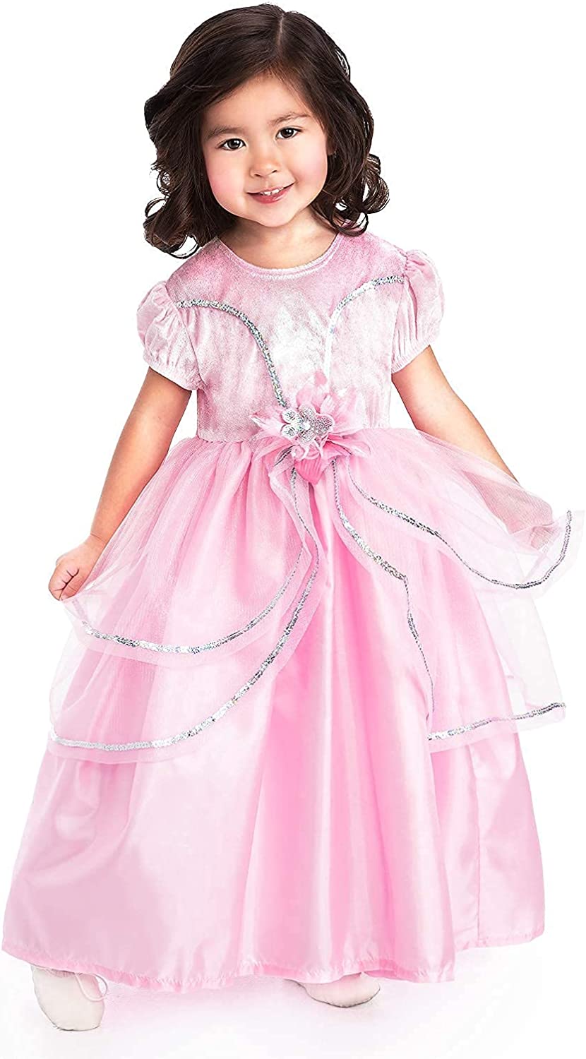 Little Adventures Royal Pink Princess Dress Up Costume Girls Age 5-7
