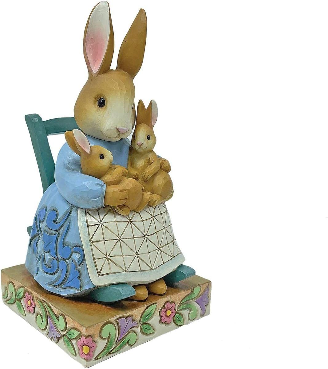 Enesco Jim Shore Mrs. Rabbit in Rocking Chair with, Figurine
