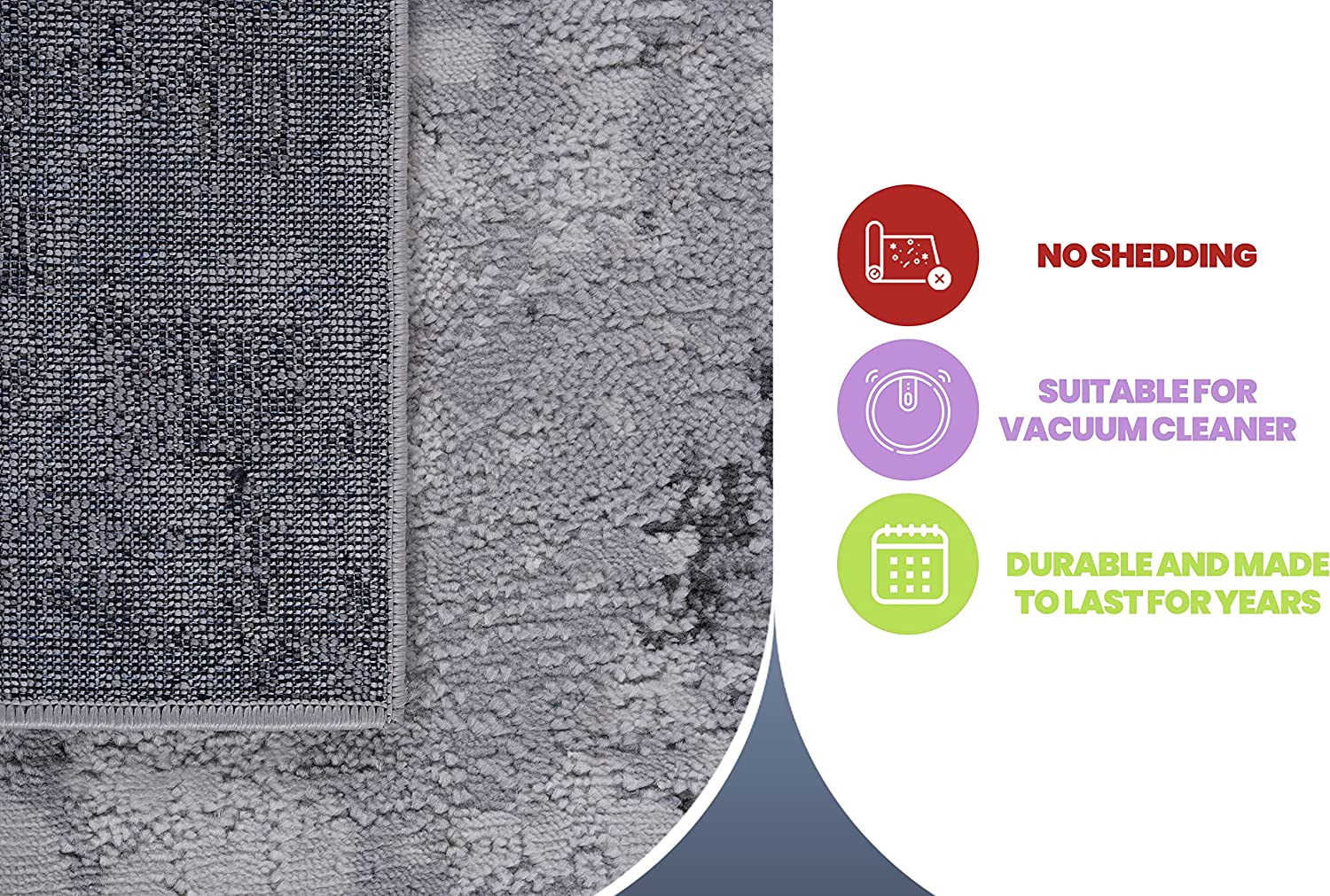 MARFI Contemporary Abstract Stain Resistant Area Rug Home Decor Ivory / Sand