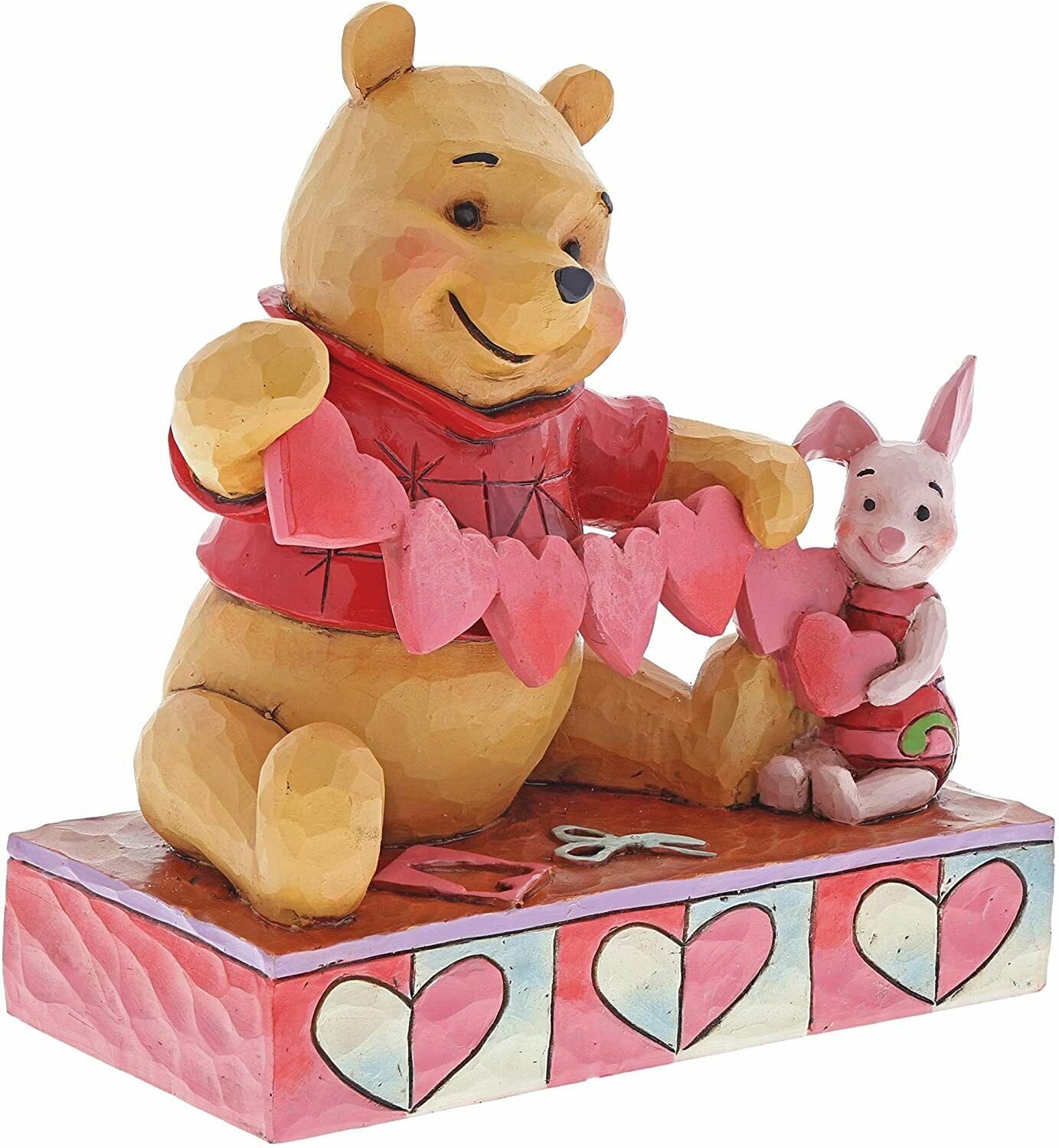 Disney Traditions Jim Shore Pooh and Piglet "Handmade Valentines" Figurine, 5.5"