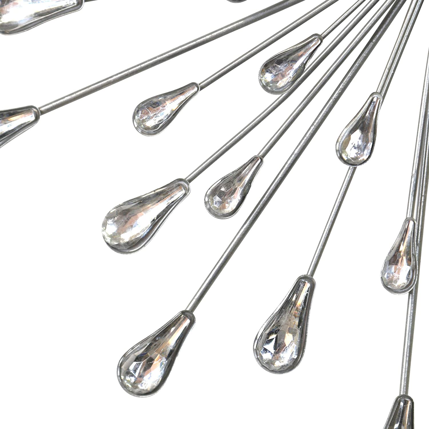 Stratton Home Décor Retro Style Acrylic Bling Burst Wall Art