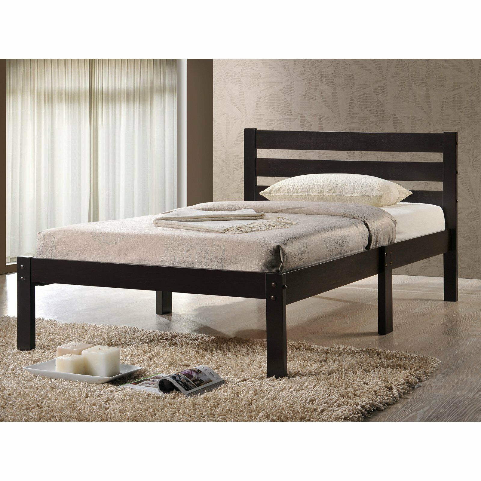 Donco Kids Mako Twin Platform Bed - Chocolate 950tc