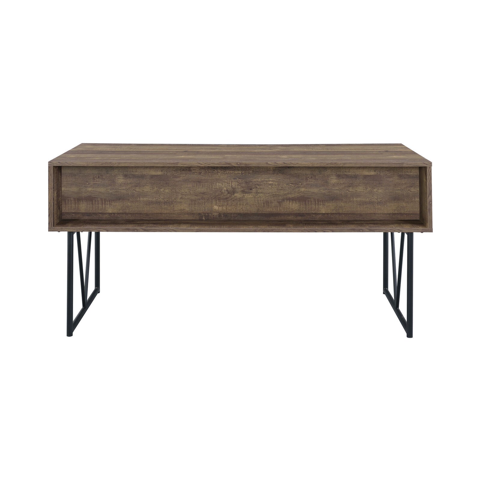 Industrial Analiese Industrial Rustic Oak Home office Writing Desk 802999