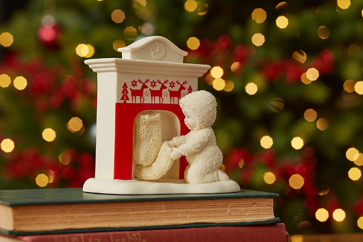 Department 56 Snowbabies Christmas Memories Hung by The Chimney with Care Figurine