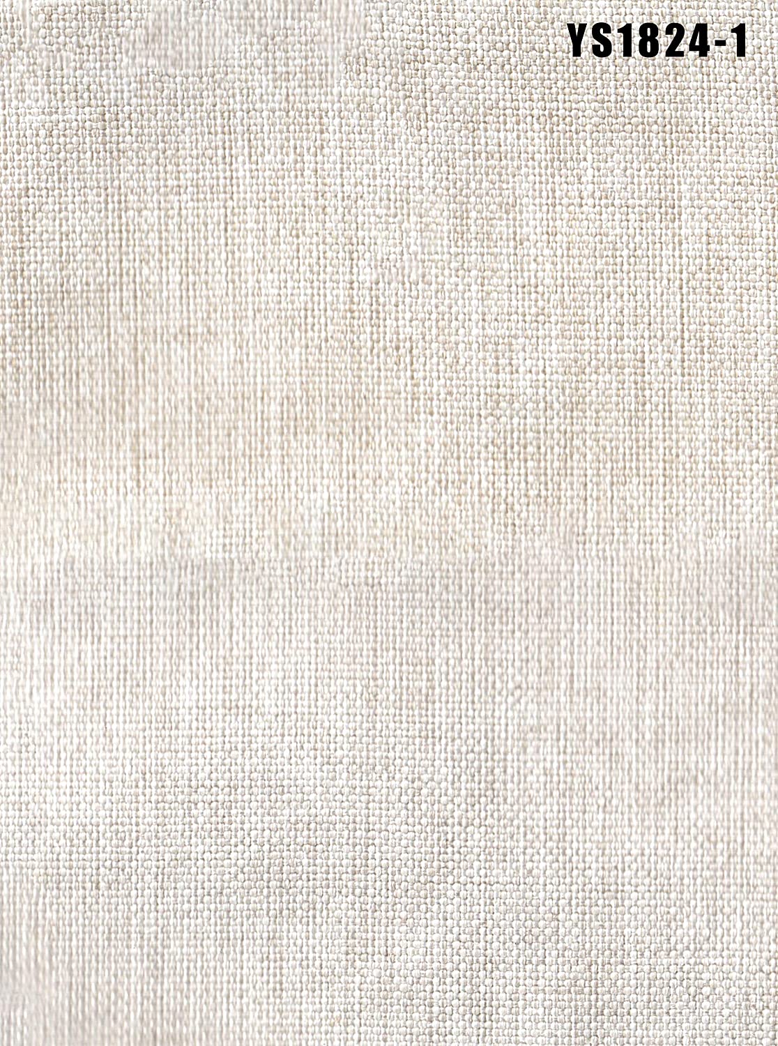 East West Furniture DLFL5-WHI-01 5-Piece Round Dinette Set Included a Round Living Room Table & 4 Fabric Kitchen Chairs, Cream Linen Fabric Parson Chairs Seat & Rubber Wood Legs, Linen White Finish