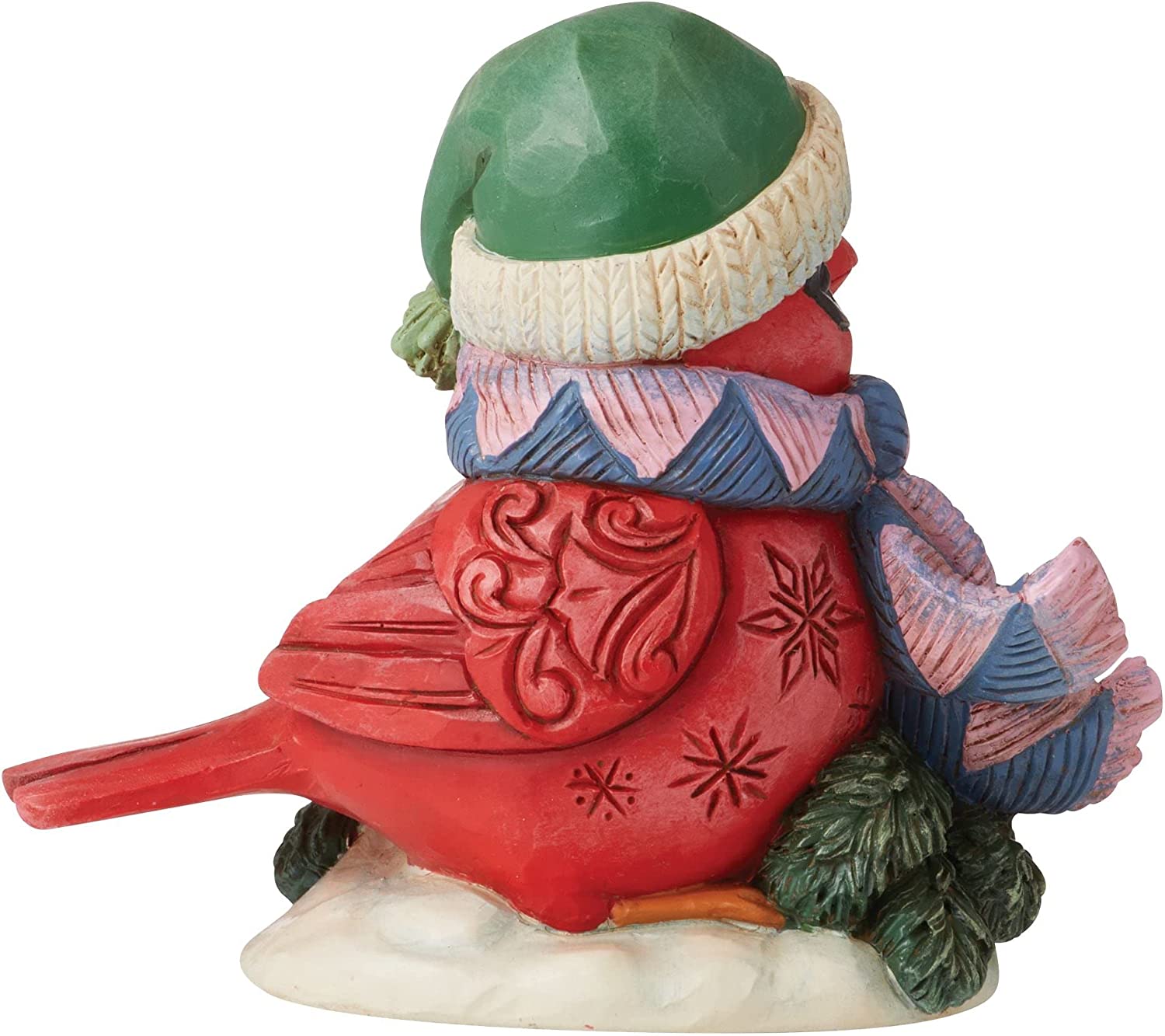 Enesco Jim Shore Heartwood Creek Mini Christmas Cardinal Figurine