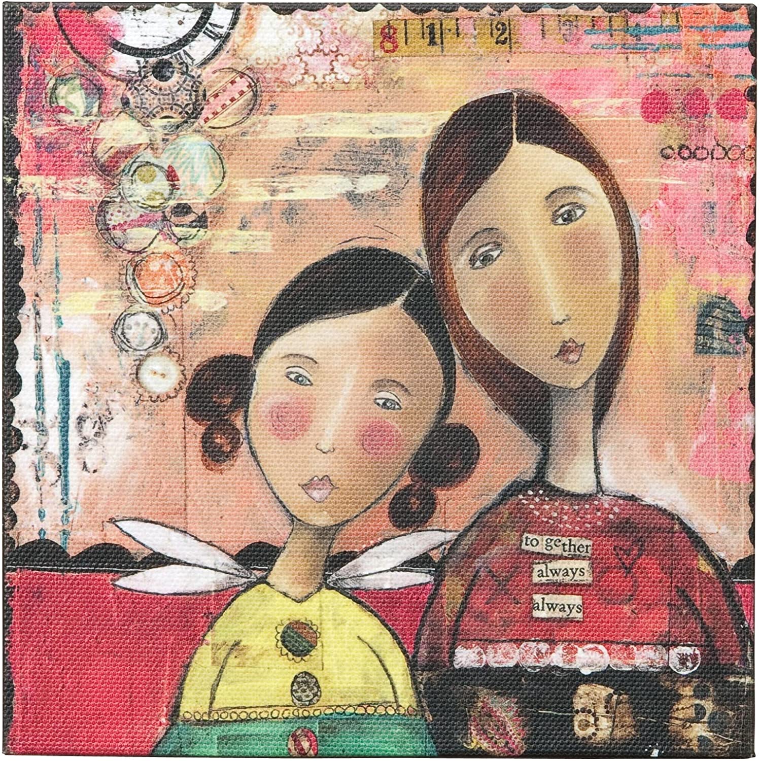 Kelly Rae Roberts Together Always Wall Art, 6 Square Inch