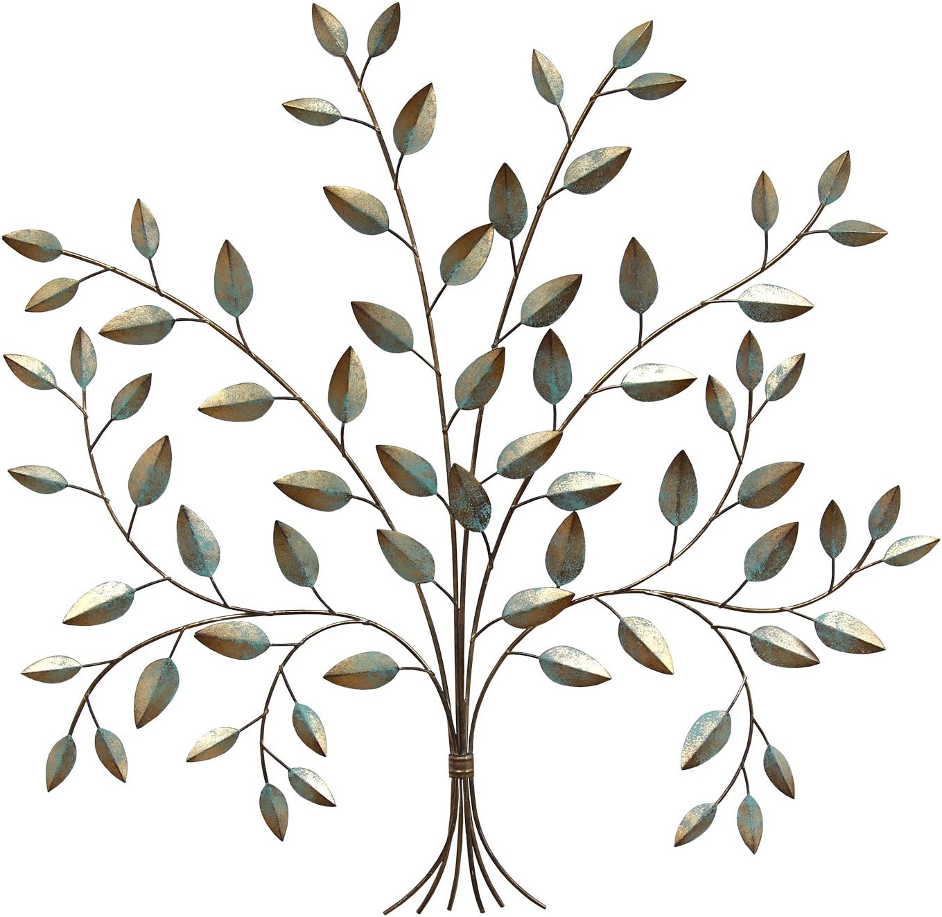 Stratton Home Decor S07692 Tree Of Life Patina Centerpiece Wall Sculpture