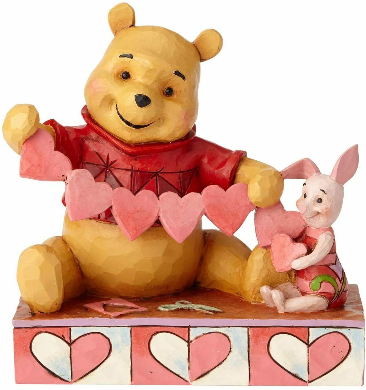 Disney Traditions Jim Shore Pooh and Piglet "Handmade Valentines" Figurine, 5.5"
