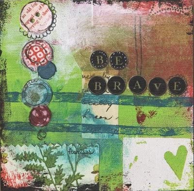 Kelly Rae Roberts Be Brave in Possibility Wall Art