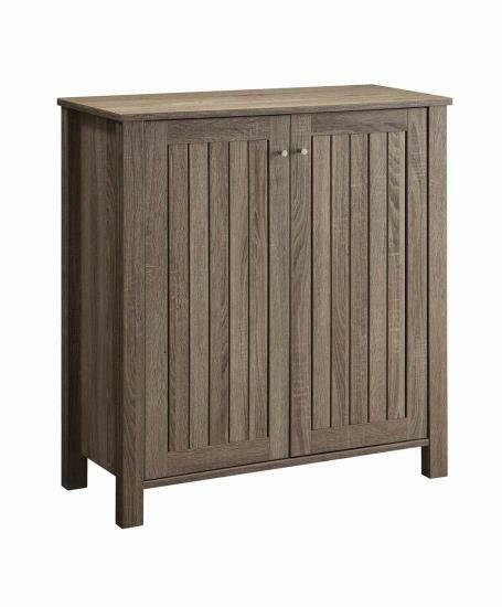 Marisa 4-shelf Shoe Cabinet Dark Taupe