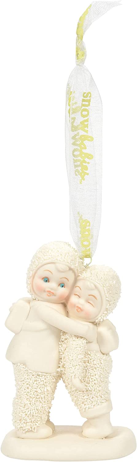 Department 56 Snowbabies Can't Get Enough Hugs Hanging Ornament