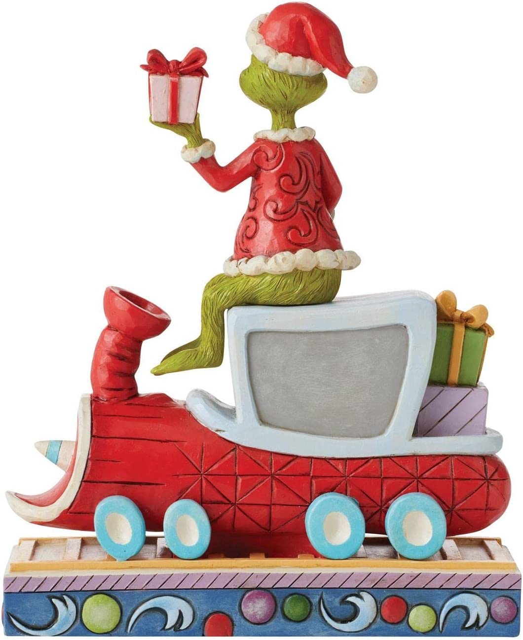 Enesco Jim Shore The Grinch on Train Christmas Figurine
