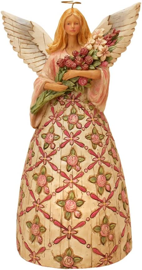 Enesco Jim Shore Heartwood Creek from Breast Cancer Awareness Angel Figurine