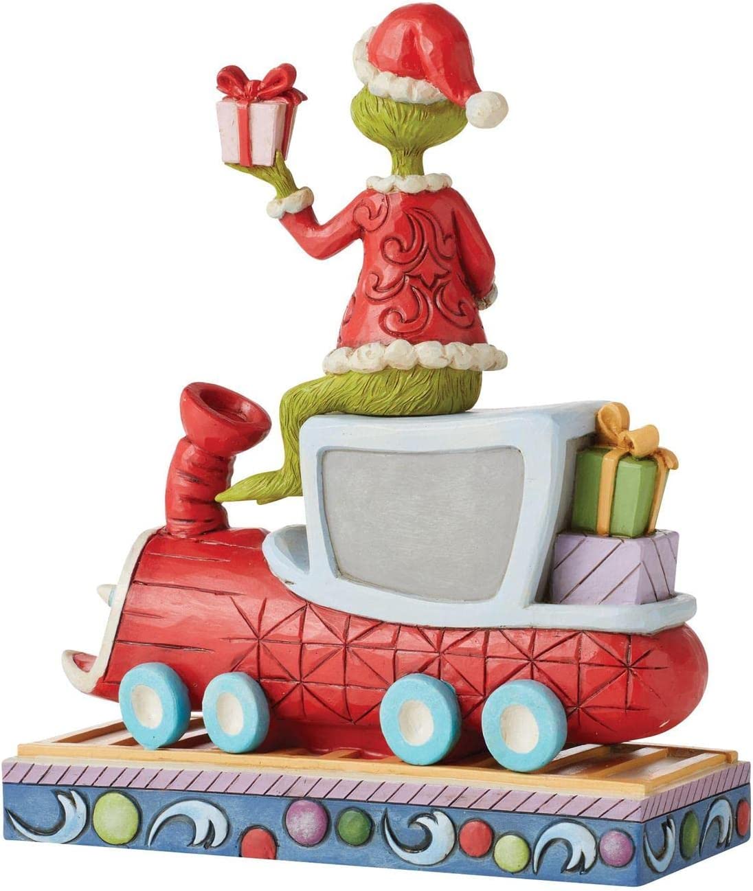 Enesco Jim Shore The Grinch on Train Christmas Figurine