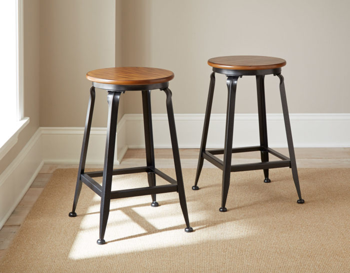 Steve Silver Adele Backless Counter Stool- Set of Two
