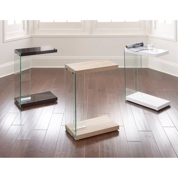 Steve Silver Elaina Chair Side End Table Black EL150CEBG