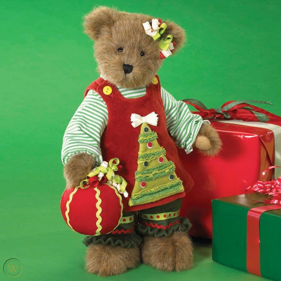 Boyds Bear Holly Jolly Dolly Plush
