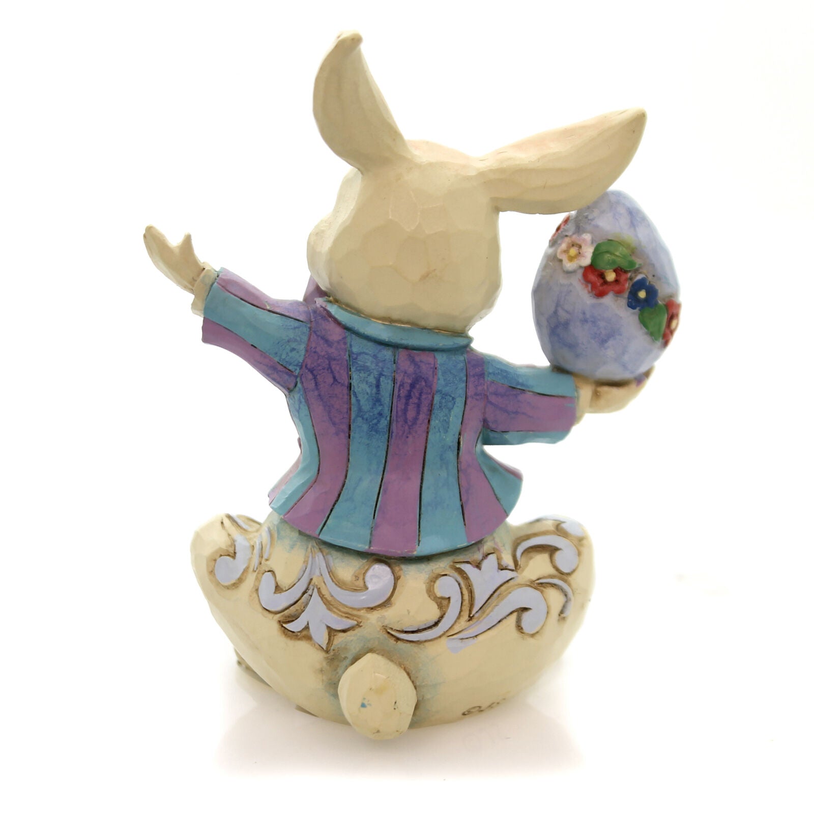 Enesco Jim Shore Heartwood Creek Mini Bunny with Egg Figurine