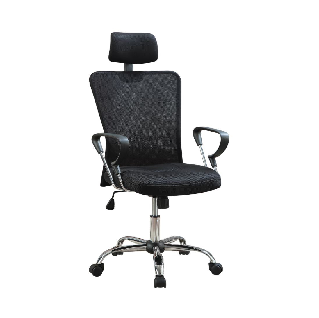 Coaster Mesh Back Adjustable Office Chair Black And Chrome