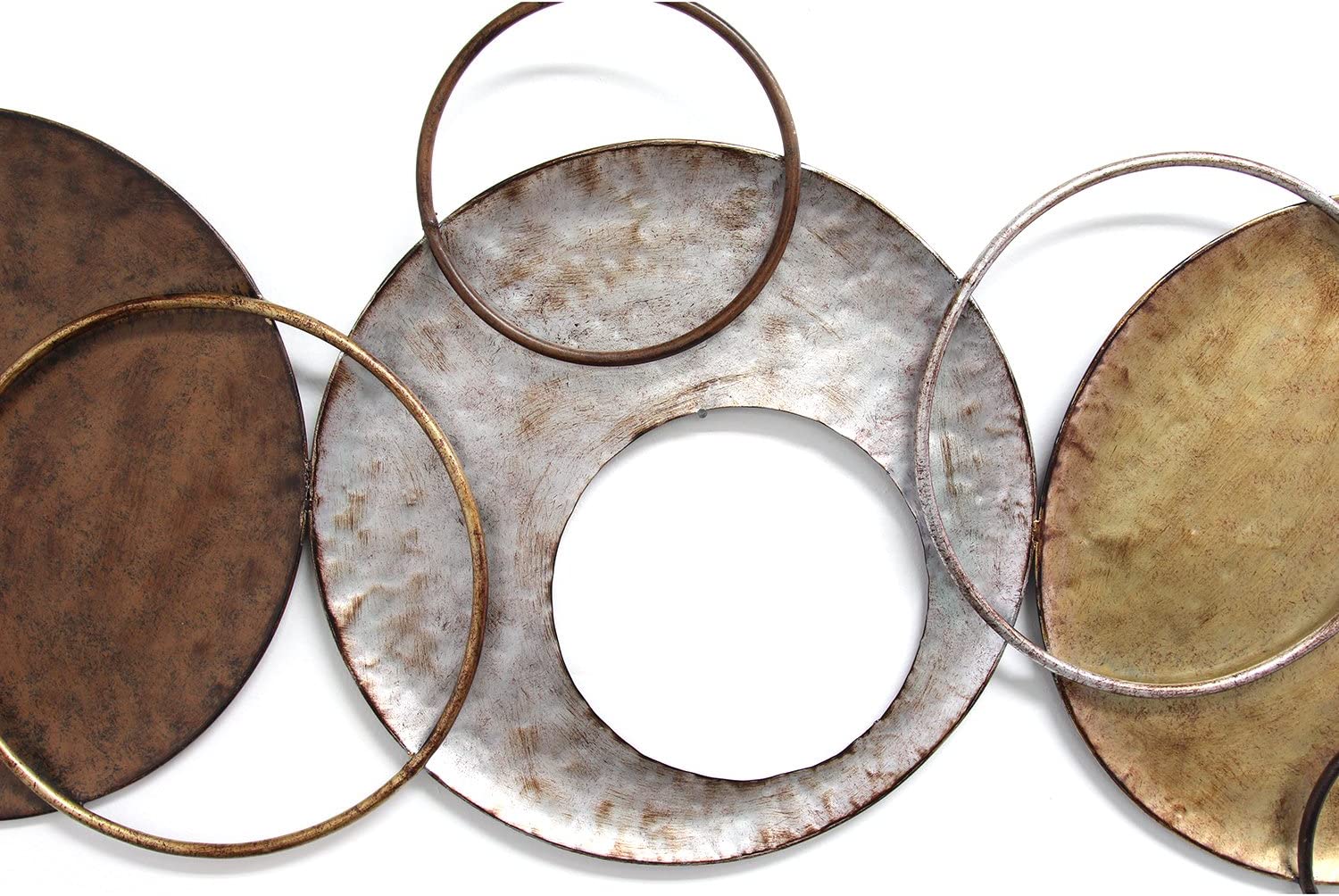 Stratton Home Decor S09558 Circles Centerpiece Art Wall Sculpture