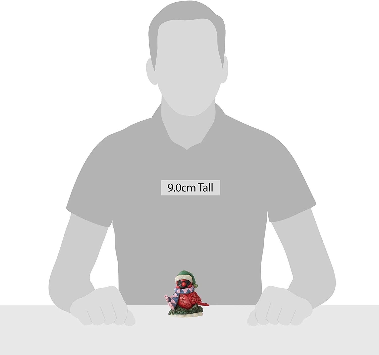 Enesco Jim Shore Heartwood Creek Mini Christmas Cardinal Figurine