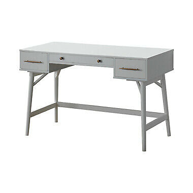 Coaster Mid-century Modern Style Writing Desk in White