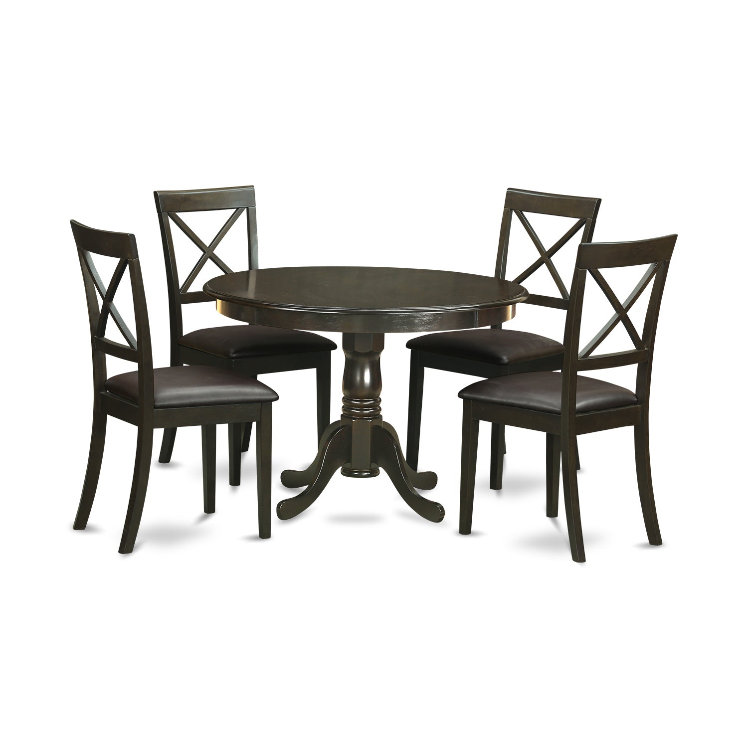 HLBO5-CAP-LC 5 Pc Kitchen nook Dining set-Kitchen Table and 4 Dinette Chairs.