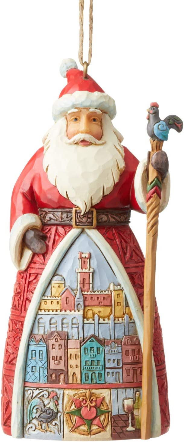 im Shore Heartwood Creek Santa's Around The World Portuguese Hanging Ornament
