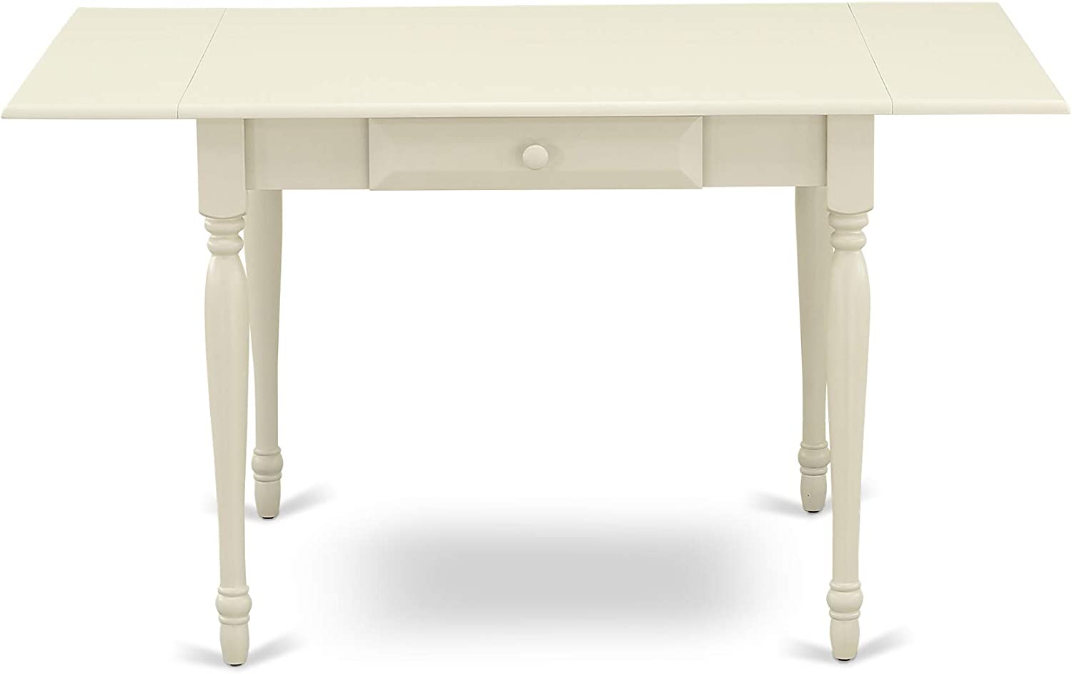 Monza 3Pc Rectangular Table and 2 Parson Chairs Dining Table Set In Linon White