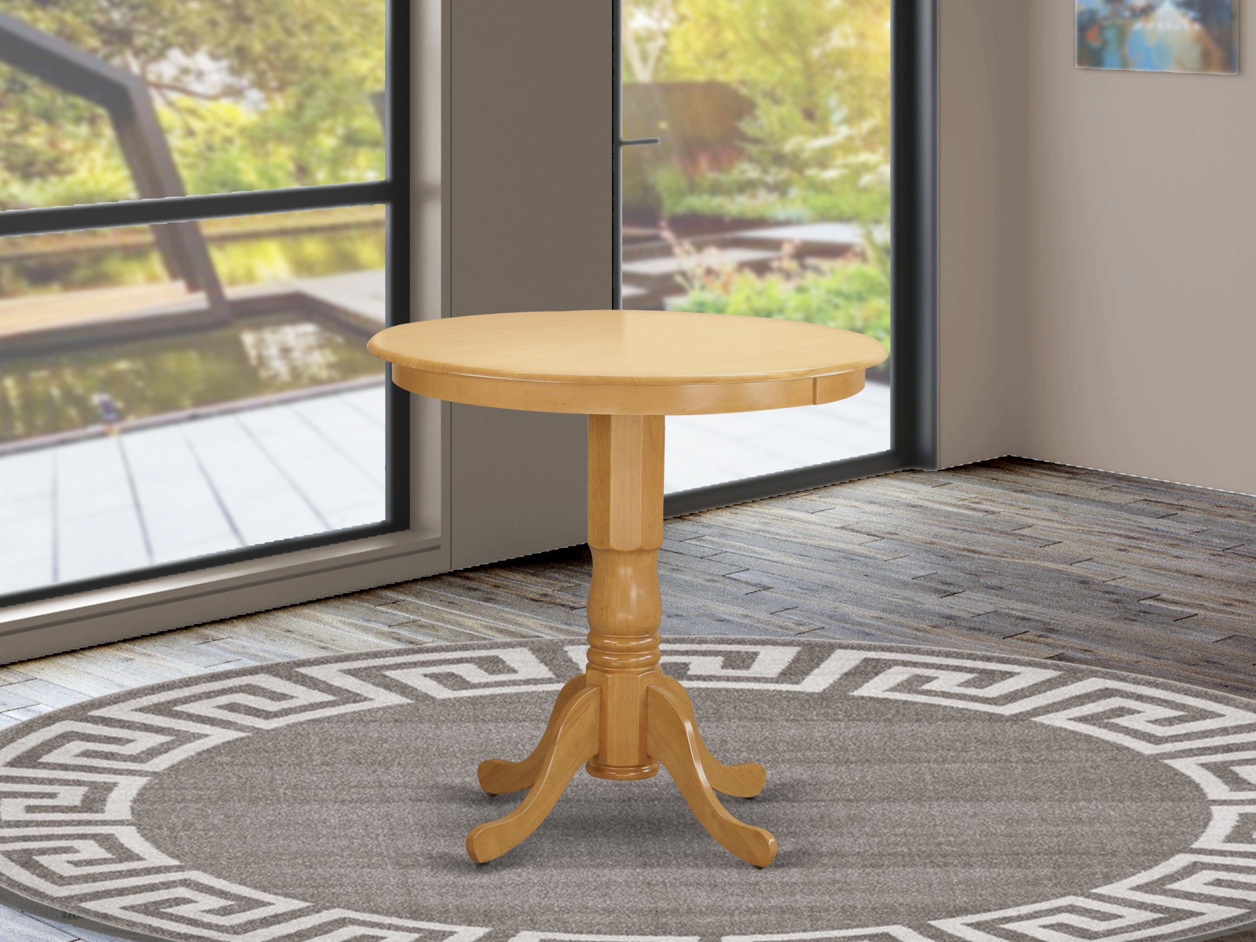 JAT-OAK-TP Counter height Table in Oak